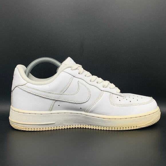 Nike Air Force 1 \'07 Low Triple White Shoes 315122-111 Men\'s Sz 8 Women\'s Sz 9.5